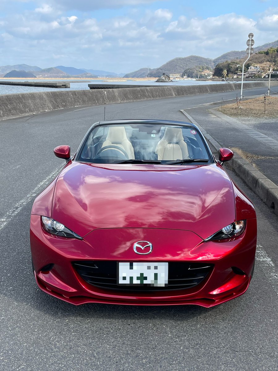 RedOutposts's tweet image. 真正面から
一つ目つきが悪いのがいる…
近くで広角で撮ると良くないというのを発見😅
#NDロードスター