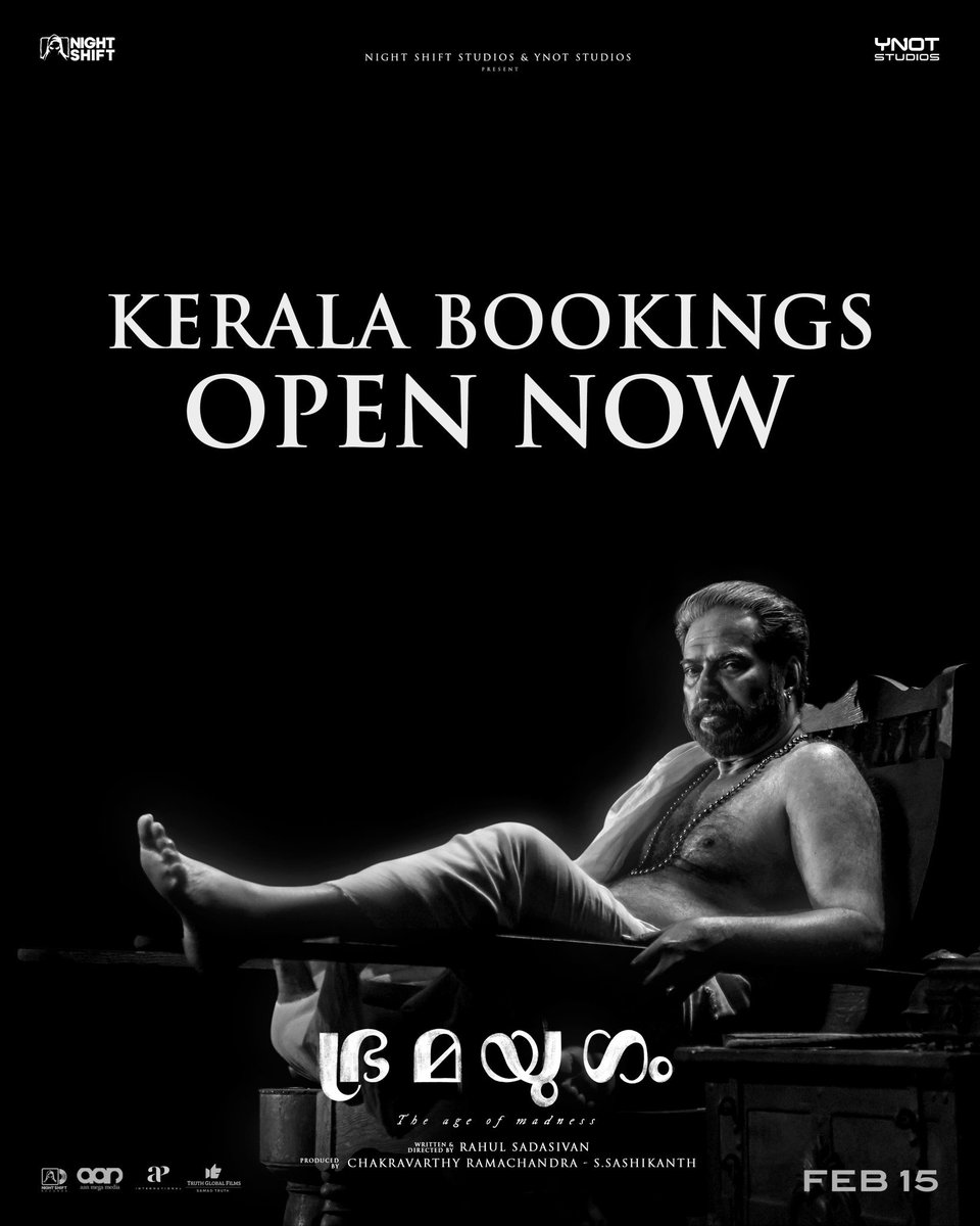 Top Pre - Sales in Kerala🔰*

1.#Leo :9.5cr
2.#Kingofkotha :3.71Cr
3.#MalaikottaiVaaliban :3.25cr
4.#Salaar: 2.57cr
5.#Jailer 2.40cr
6.#Bheeshmaparvam :2.35Cr
7.#Beast : 2.06
8.#Cbi5 The Brain :2.05Cr
9.#Marakkar : 1.98Cr

#Bramayugam Started(33L presales now, 3days to go) ✔️