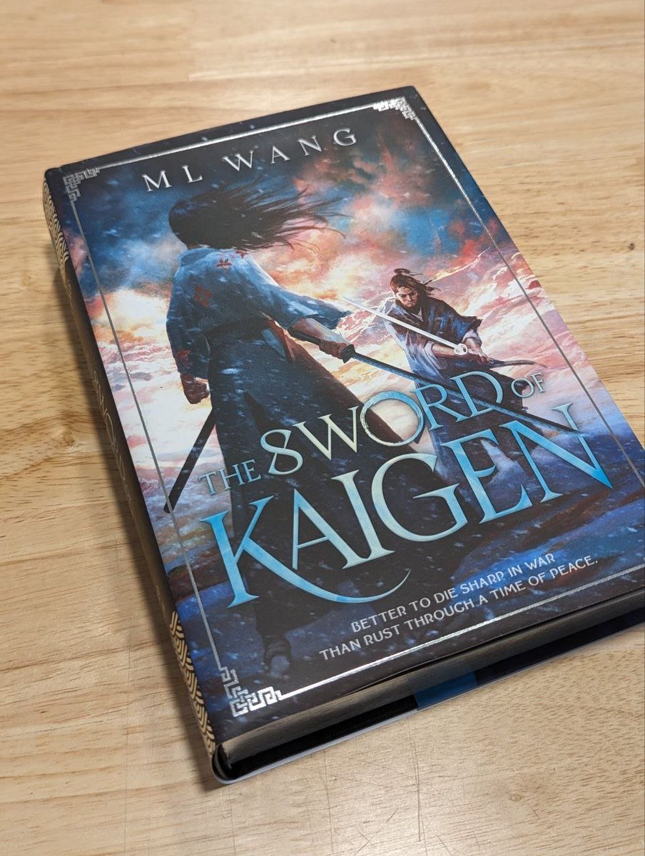 🎉#BOOKGIVEAWAY REMINDER🎉 Special edition of 'The Sword of Kaigen' by M.L. Wang! Signed! Signed, but light damage! Follow for 4 chances, #RT for 2, Like/Comment for 1 each! Winner announced Friday! We ship internationally! #amreading #amwriting #book #books #free