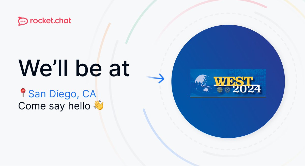 Join our team at #WEST2024 tomorrow in San Diego! Come say hello to us at booth 841. 👋
