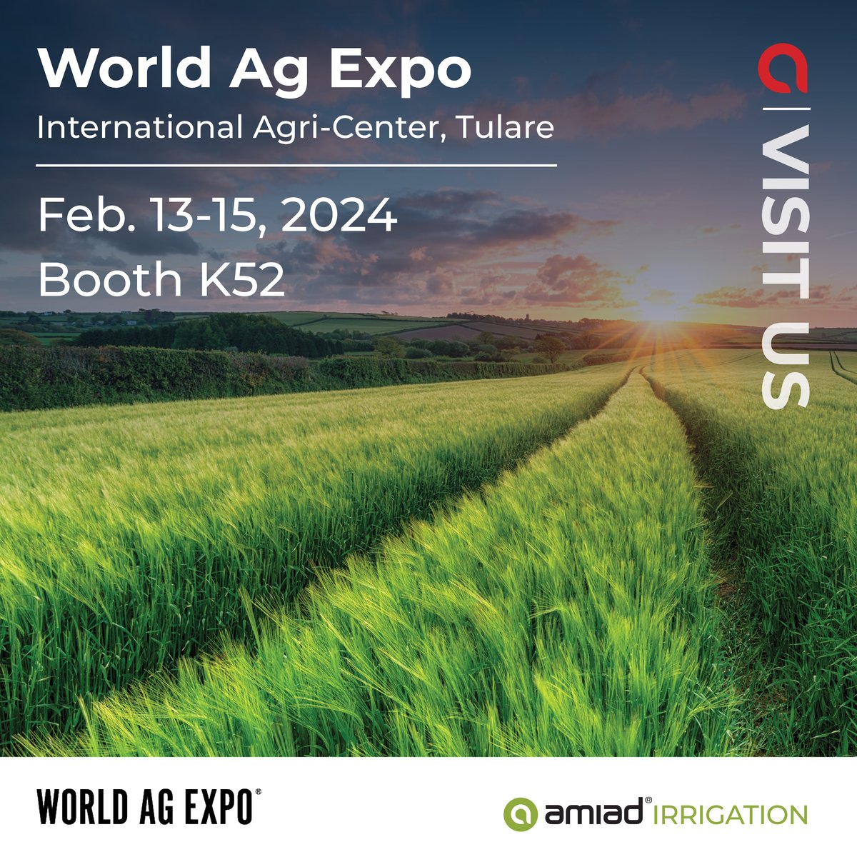 World AG Expo starts tomorrow... Hope to see you there!
#MastersofFiltration #AmiadOriginal #WaterFiltration #IrrigationFiltration #WAE24