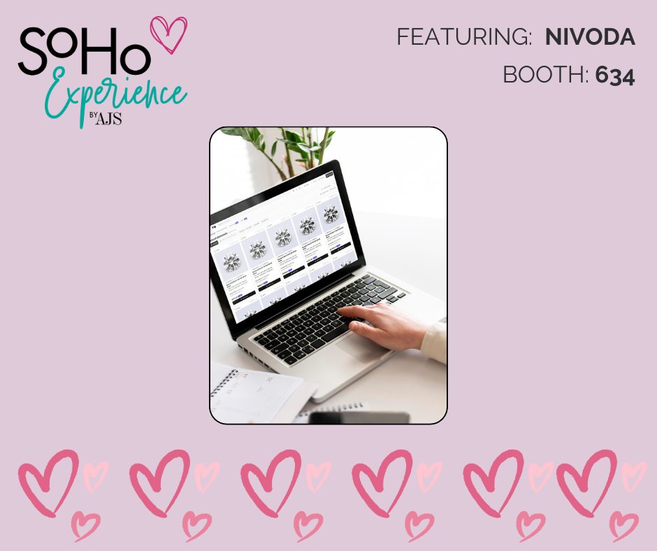 ATLJewelryShow's tweet photo. 💕Valentine's Spotlight is on our new exhibitor NIVODA! Visit them at Booth# 634 at the SoHo Experience on March 16-17th! 💕NIVODA'S inventory holds natural and lab grown diamonds, melee and colored gemstones.
https://t.co/DmAY3r1Exh
862 229 9327
#NIVODA #AJS #SOHOEXPERIENCE https://t.co/zshsdc9TbP