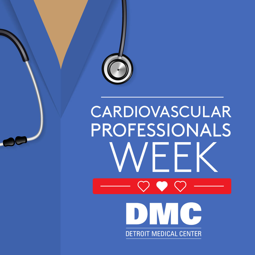 Happy Cardiovascular Professionals Week! ❤️ Always compassionate and always committed, we are grateful for our cardiovascular doctors, nurses, technologists, clinicians, administrators and support staff. Find your DMC cardiovascular specialist: spr.ly/6018VjNoj