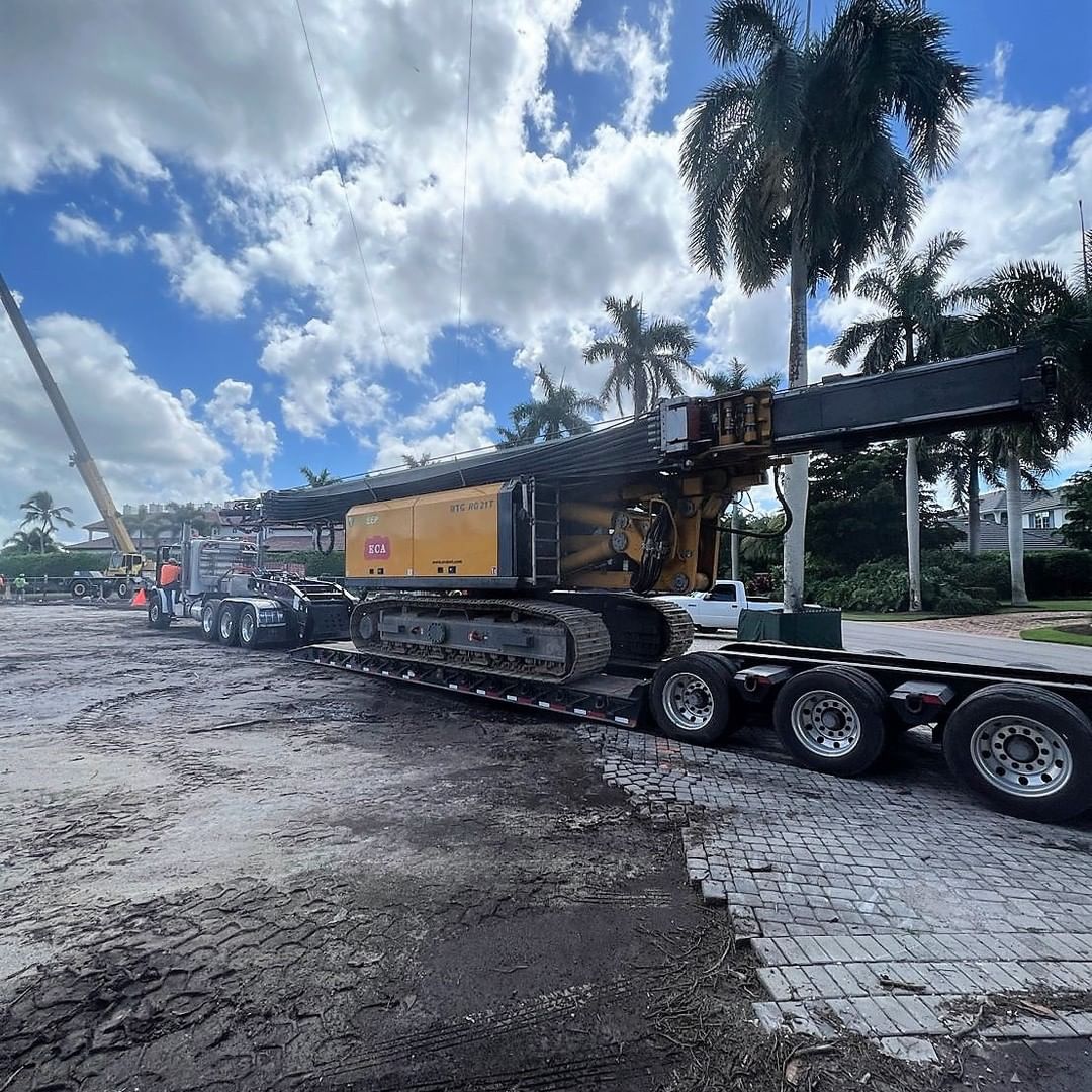 Allen Concrete chose the RTG 21 T Piling Rig for its first CFA project in Naples, Florida.
Credit: @equipcorp 
#PileBuck #EandCmedia #deepfoundations #drilling #piledriving #equipment