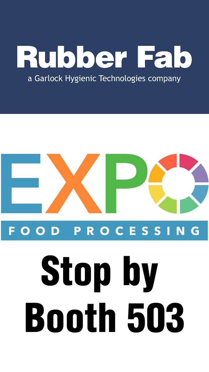 RubberFab's tweet image. We will be at The California League of Food Processors tomorrow and Wednesday! Stop by and see Trapper and Tom at Booth 503. Can't wait to see you there! #RubberFab #FoodProcessors #CALeagueofFoodProcessors