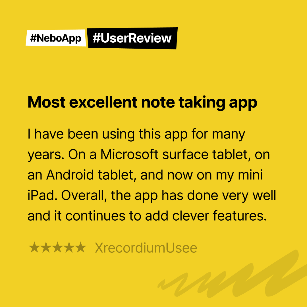 nebo_app's tweet image. Thanks for the review XrecordiumUsee! Stay tuned, we have so many more features to come 😉 #UserReview #NeboApp