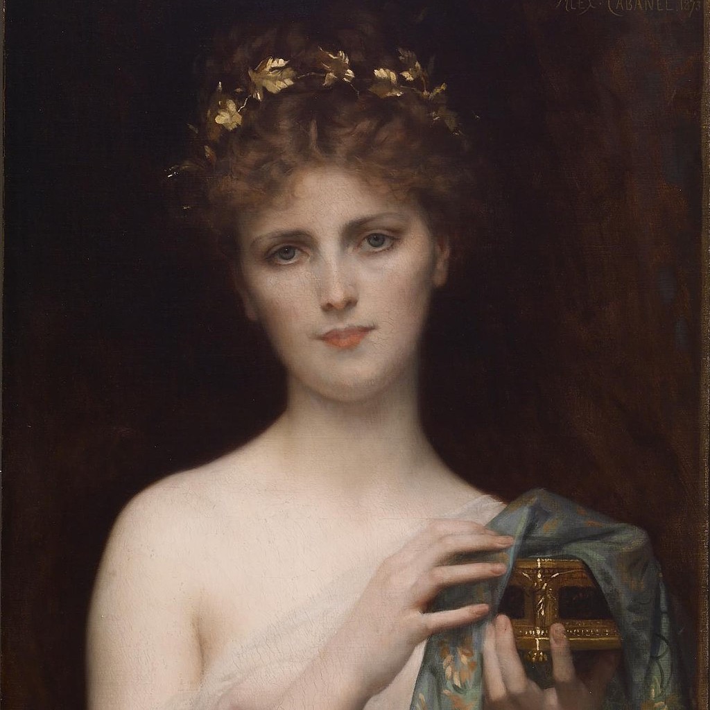 #MythologyMonday Zeus sends his new, perfect creation, Pandora, to Epimetheus as a gift. When Epimetheus sees her he is so overcome by love that he forgets the warnings of his brother Prometheus against accepting any gifts from Zeus, and welcomes her as his wife <a href="/WoodwoseProd/">Woodwose Productions</a>