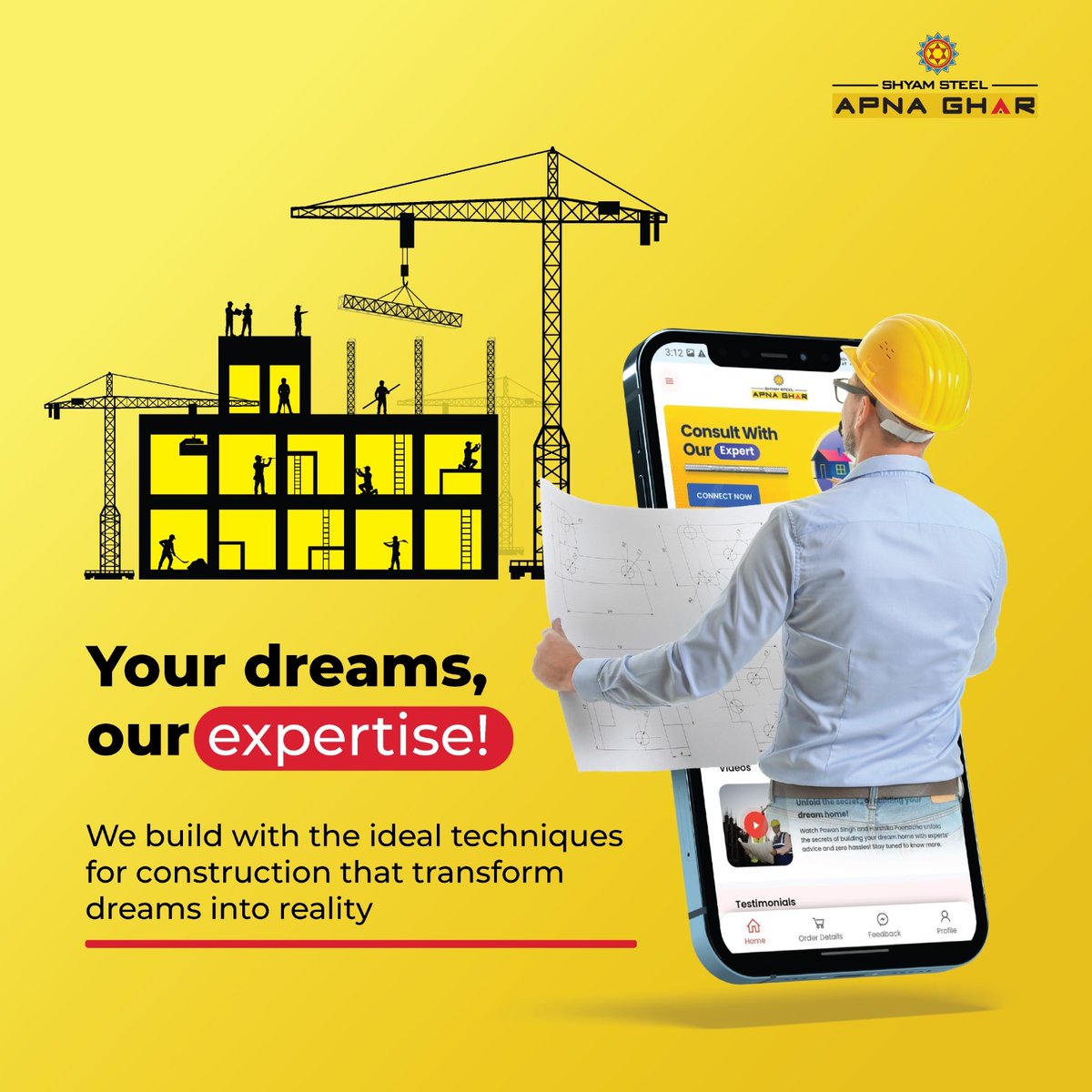 SSApnaGhar's tweet photo. The construction sector in India have witnessed a dynamic range of methods and techniques over the years and decades. We blend the expertise of traditional practices with the precision of modernity.  Download the app today.
#TMT #ApnaGhar #ShyamSteelTMTBars #ApnaGharApp https://t.co/EdixzRrSLY