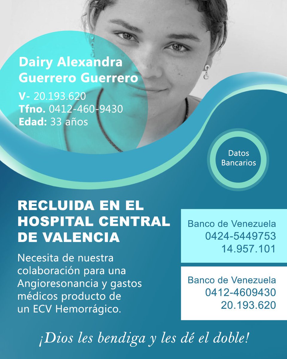 Amigos de "X": Pido su apoyo en nombre de una de mis mejores amigas, hermana del alma💔, quien está pasando por una situación difícil de salud y, los gastos son cuesta arriba. Acudo a su buena solidaridad en este momento triste. Cualquier aporte es bienvenido. Favor Compartir🙏🏻.