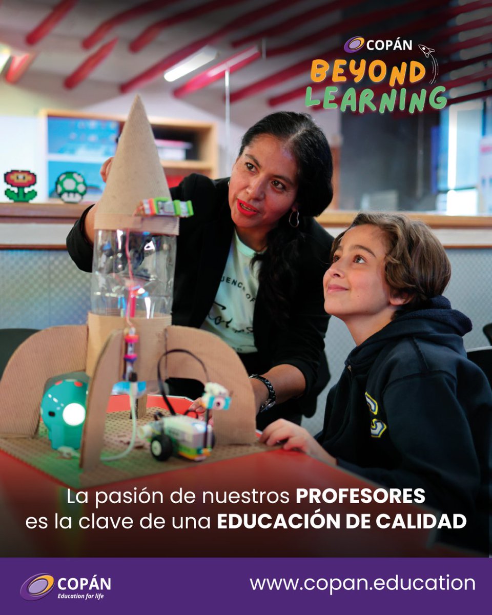 CopanOficial's tweet image. ¡Descubre el poder de una educación de calidad en COLEGIO COPÁN! Nuestros profesores, con su pasión y dedicación, son la clave para guiar a tu hijo/a a un viaje educativo que va más allá del aprendizaje.

👩🎓💡 Conoce más en copan.education

#BeyondLearning #ColegioCopan