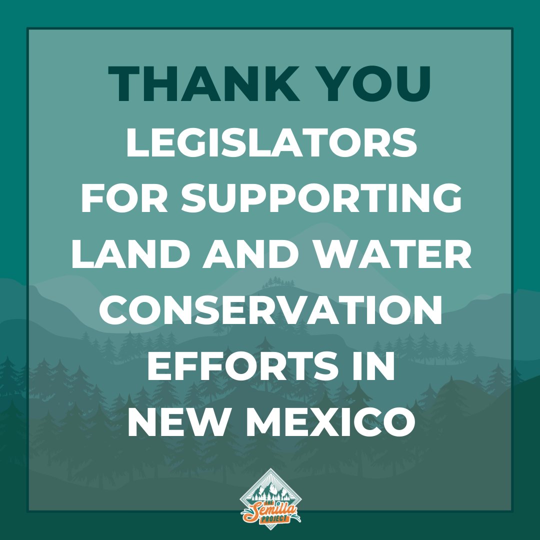 🎉 SB169 passed the Senate floor 38-0! A huge win for NM's conservation efforts. But the fight isn't over. SB169 heads to the House and we need your help to get it passed before Thursday's session end. 📢 Contact your legislators now: ow.ly/Rc6150QA3Ak
#SB169 #nmleg #nmpol