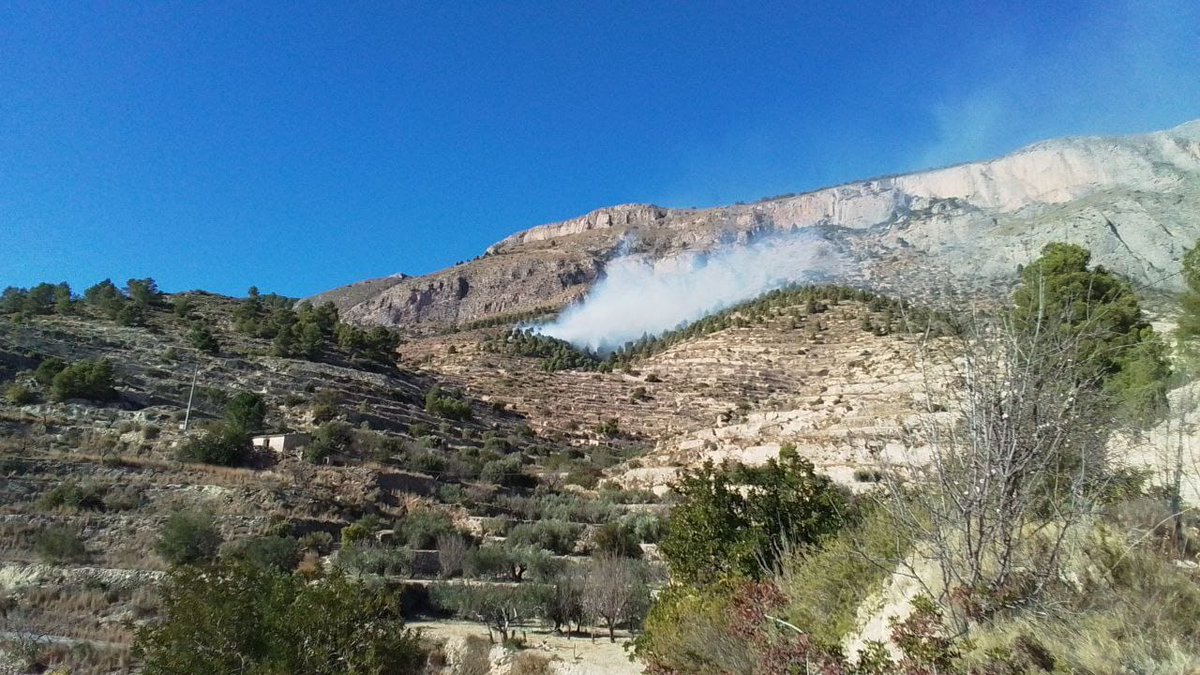 (16:00 h) Actualizació mitjans #IFSella

➡️3 unitats de <a href="/GVAbforestals/">Servei Bomber(e)s Forestals GVA</a>, una d'elles helitransportada + 2 autobombes
➡️4 dotacions i capatàs forestal de <a href="/BomberosDipuALC/">Consorcio Provincial Bomberos Alicante</a> 
➡️Unitat de Prevenció d'Incendis Foretals
➡️agent mediambiental