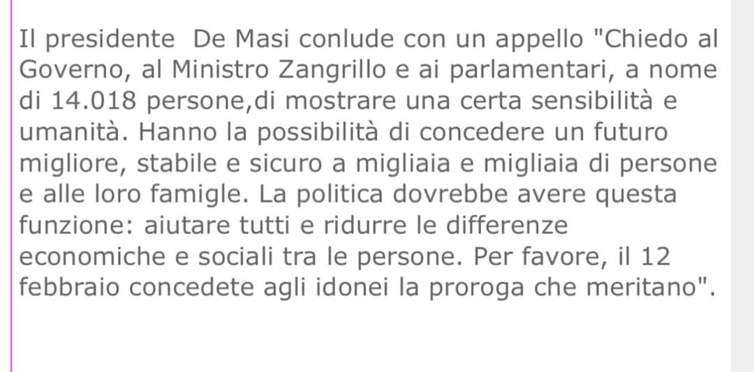 <a href="/NicolaPorro/">Nicola Porro</a> #idoneicufa subito proroga della graduatoria, peraltro a costo zero