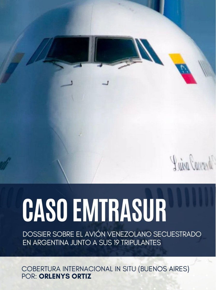 Desde el principio sabíamos y denunciamos que EEUU quería robarse el avión venezolano de EMTRASUR. Hoy se ha consumado.

Una criminal violación del Derecho Internacional a la vista de todos.

Para hacer memoria, comparto el Dossier en PDF de la cobertura que desde junio 2022,