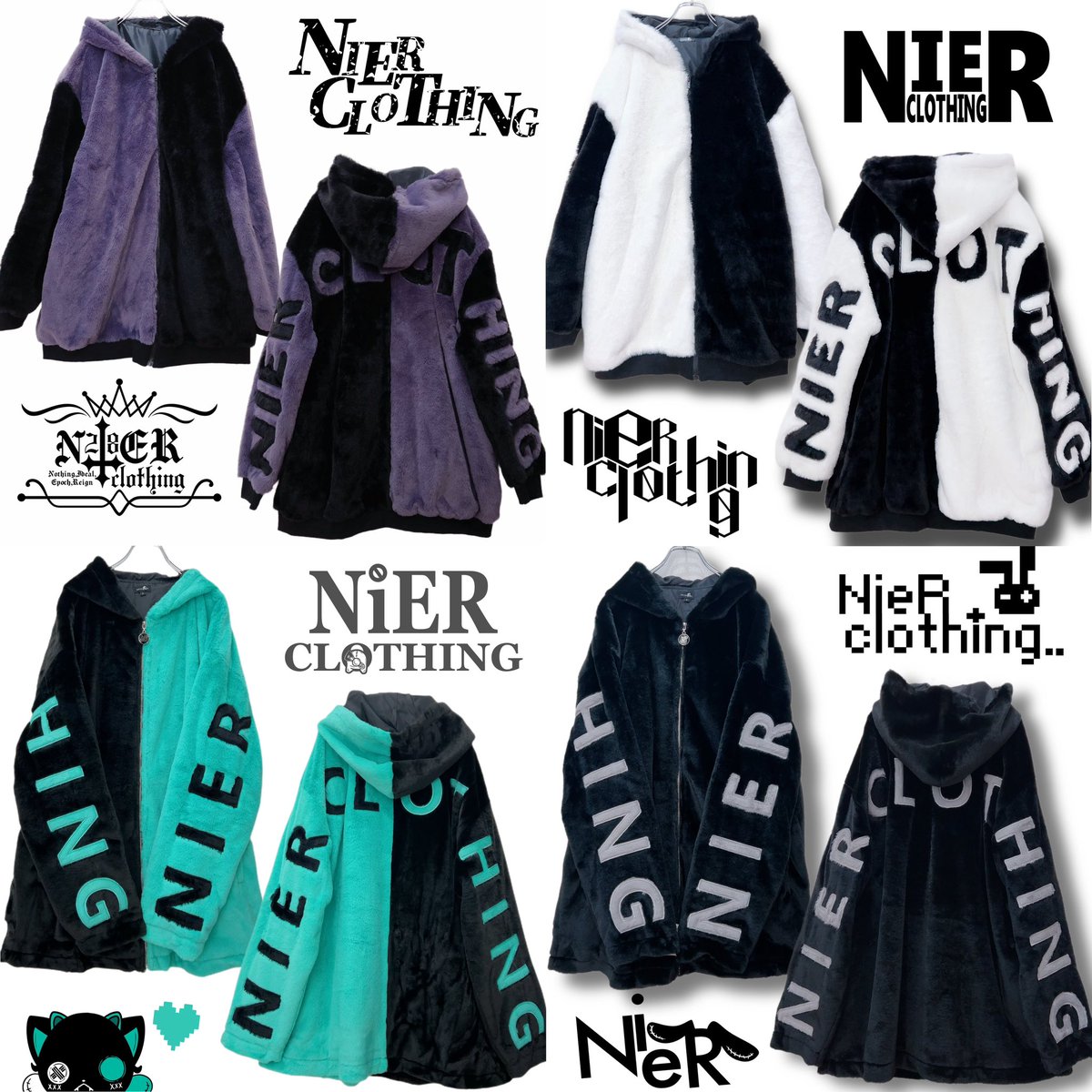 NieR_tokyo's tweet photo. 🎁本日〆切プレゼント企画🎁

当店オリジナルふわもこアウター
4つのうちお好きなカラーを

🎁3名様にプレゼント🎁

◼応募方法
フォロー(@NieR_tokyo) &amp; RT
◼締切〆  本日24時

ユニセックスアイテムです🐰

※鍵垢の方も対象内です。
※カラーはご当選時にお選び頂けます。

是非ご参加ください🙇‍♂️🙇‍♀️ https://t.co/yTvR1eBBLg