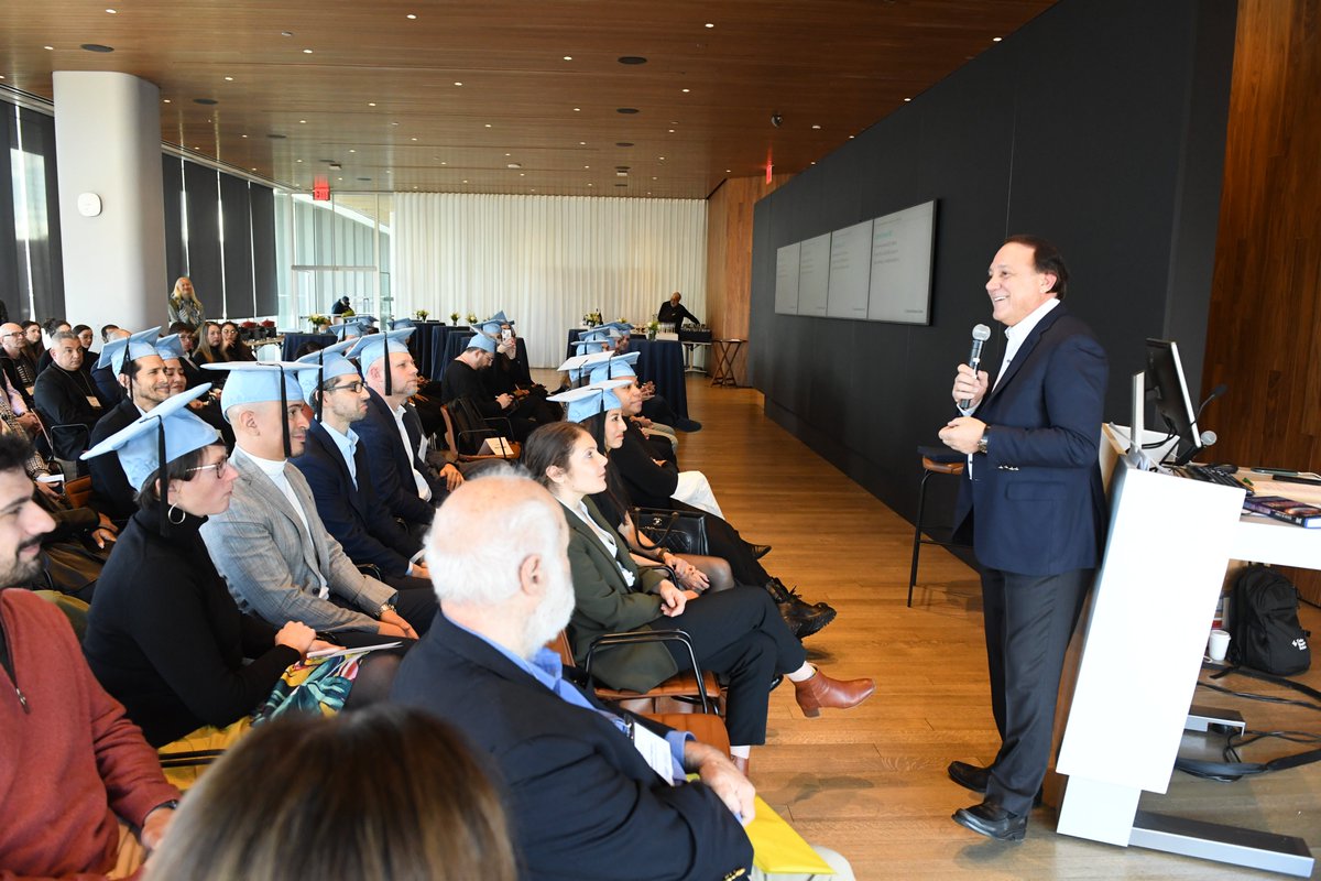 Columbia_Biz's tweet photo. #CBSAlum Jim Keyes '80, former CEO of 7-Eleven and Blockbuster, recently spoke at the EC-American graduation ceremony where he shared a message from his book, "Education is Freedom," such as the transformative power of education and lifelong learning. https://t.co/pCk4Jqk7tV