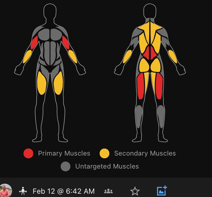 jaredjogs's tweet image. Early morning easy 🏃‍♂️ followed up with a  new PR deadlift of 250lbs for 5x5. Just like a faster pace, strength gains don’t come easy! #runchat #over40