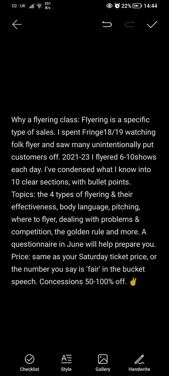 If you want flyerers at EdFringe24 I've put all I currently know below.
Good luck, see ye there✌️
#flyering #flyer #flyers #flyerer #fringe #flyeringclass #edfringe #edfringe2024 #fringe24 #edfringe24 #fringe2024 #fringefestival #edinburgh #edinburghfringe
