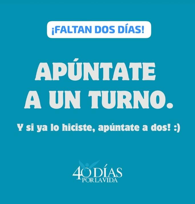 40dpvMLG's tweet photo. El Miércoles de Ceniza (día también de #SanValentín) comienza una nueva campaña de #40DíasPorLaVida
Si no lo has hecho aún, ¡apúntate!
#RezamosPorElFinDelAborto
https://t.co/eJMqu1KPhi https://t.co/gt7w9kAEh3