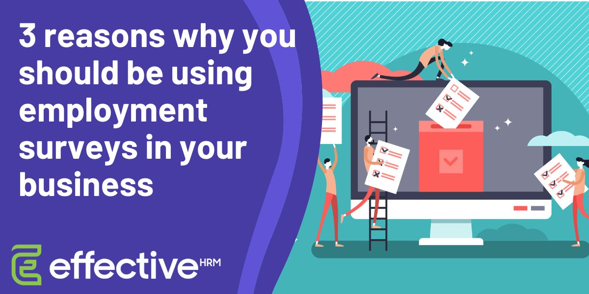 Employee surveys can give you tangible insights that you can use to make great business decisions. 📈

Check out our latest blog that lists 3 reasons why you should be doing employee surveys.

Read it here 👇
effective-hrm.co.uk/news/3-reasons…