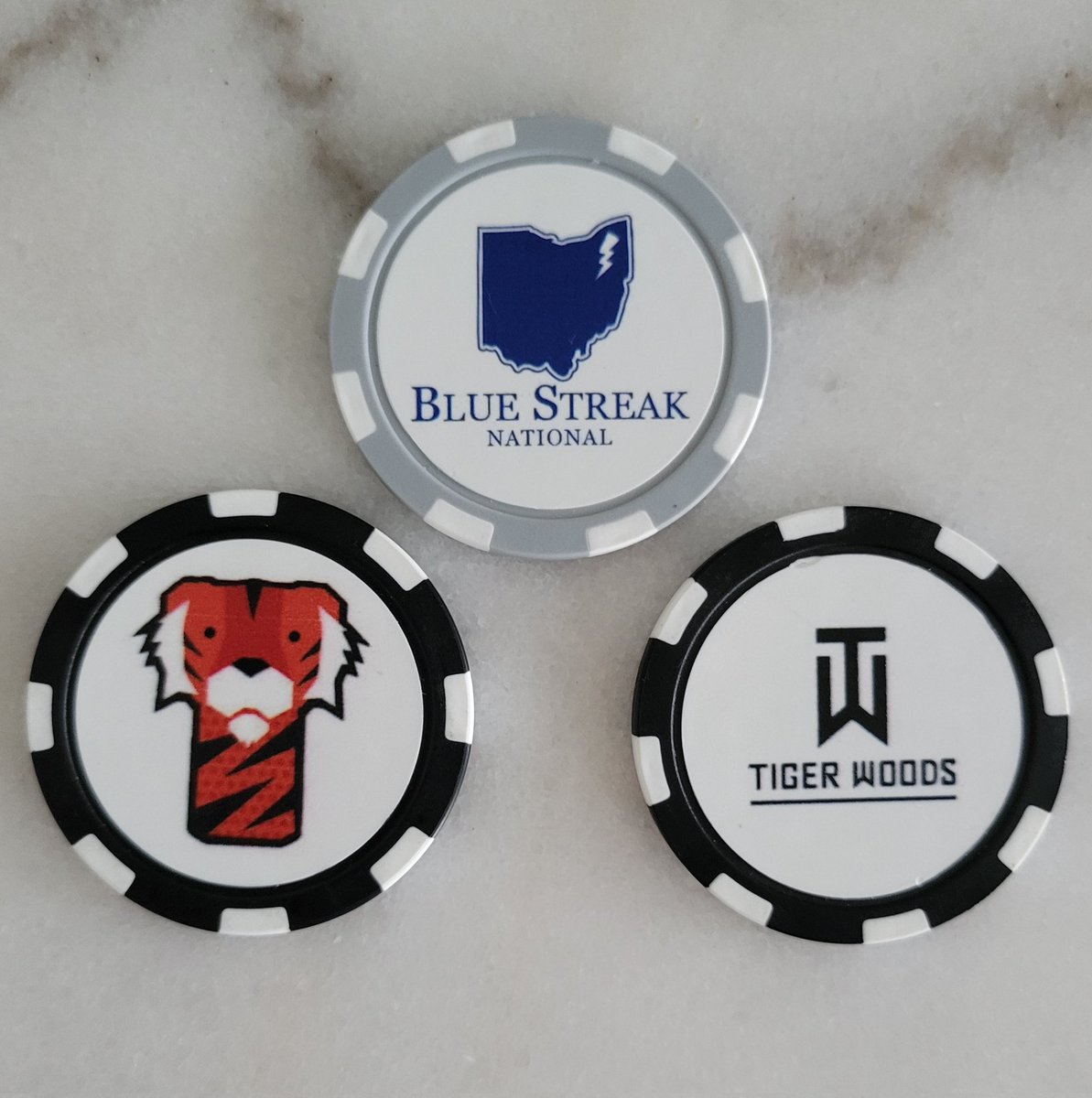 🚨 TIGER WOODS GIVEAWAY 🚨 

TW's returns to the Genesis Invitational this week, so let's do another giveaway to kick off the event. We're giving away a TW's &amp; BSN poker chip ball marker. 

To enter:
1️⃣ Like &amp; Retweet
2️⃣ Follow us &amp; <a href="/Blue_Marlin3/">Jason</a>
3️⃣ @ 3 golf friends 👇🏻

Winner