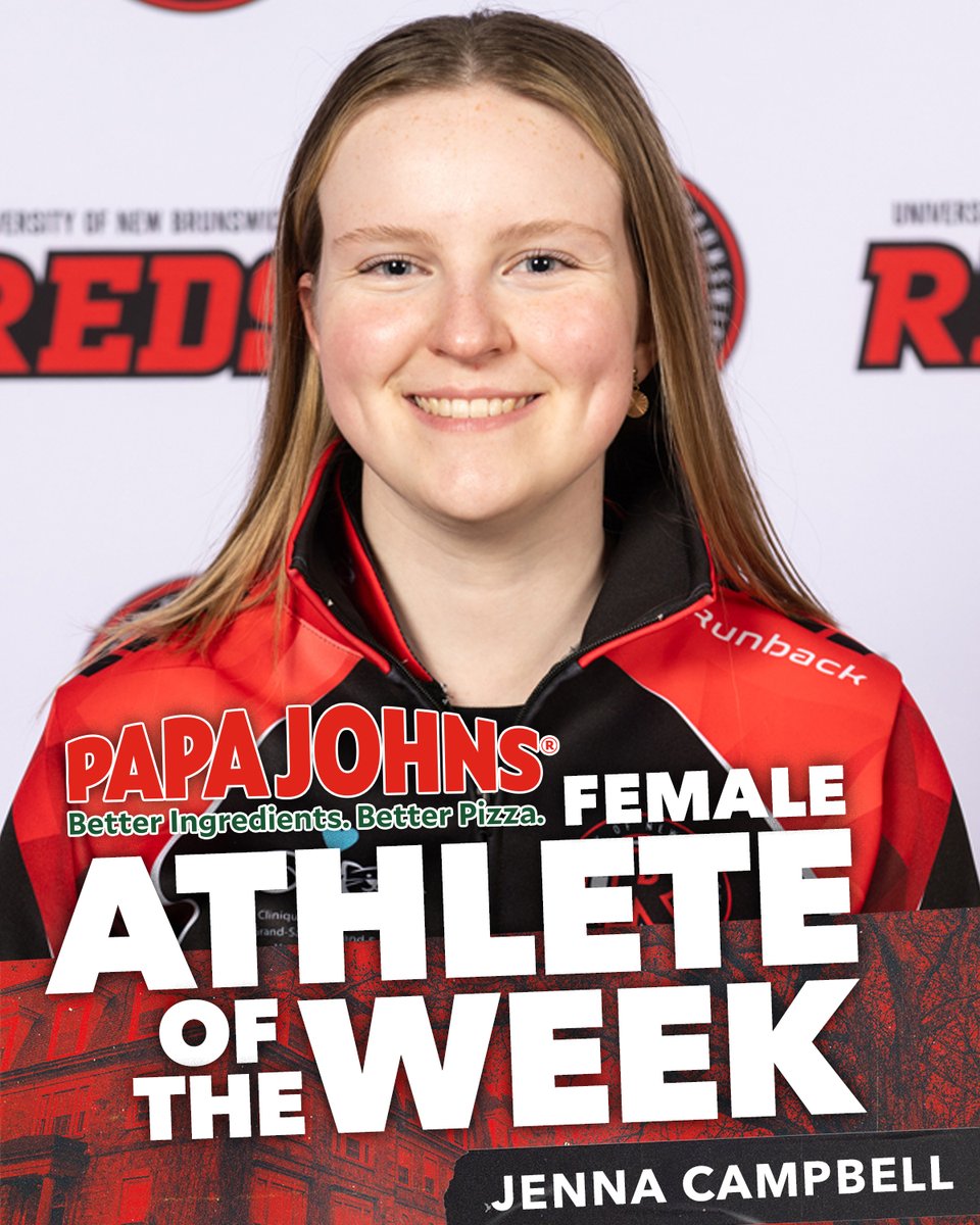 UNBAthletics's tweet photo. AOTW: Congratulations to Jenna Campbell, of the REDS' women's curling team, and Austen Keating, of @UNBMHockey, on being named @PJAtlantic Athletes of the Week.

Campbell - https://t.co/WRjF9mboTj
Keating - https://t.co/CFmI5QSM60

#goredsgo https://t.co/3dzGBqYnxp