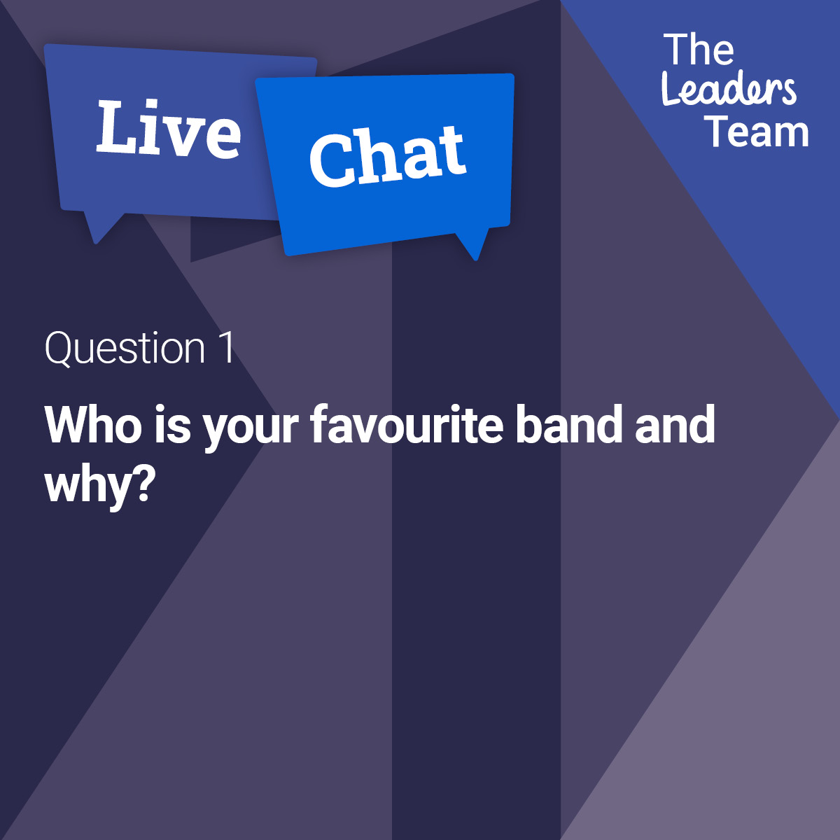 Q1: Answers, opinions, thoughts and comments in the thread below.
<a href="/RockKidzCam/">Cameron Don-Duncan</a>  <a href="/RockKidzUK/">Rock Kidz - #AntiBullying & #SelfEsteem</a>

Remember to use the #TheLeadersTeam and to vote on the thread below.

#edutwitter