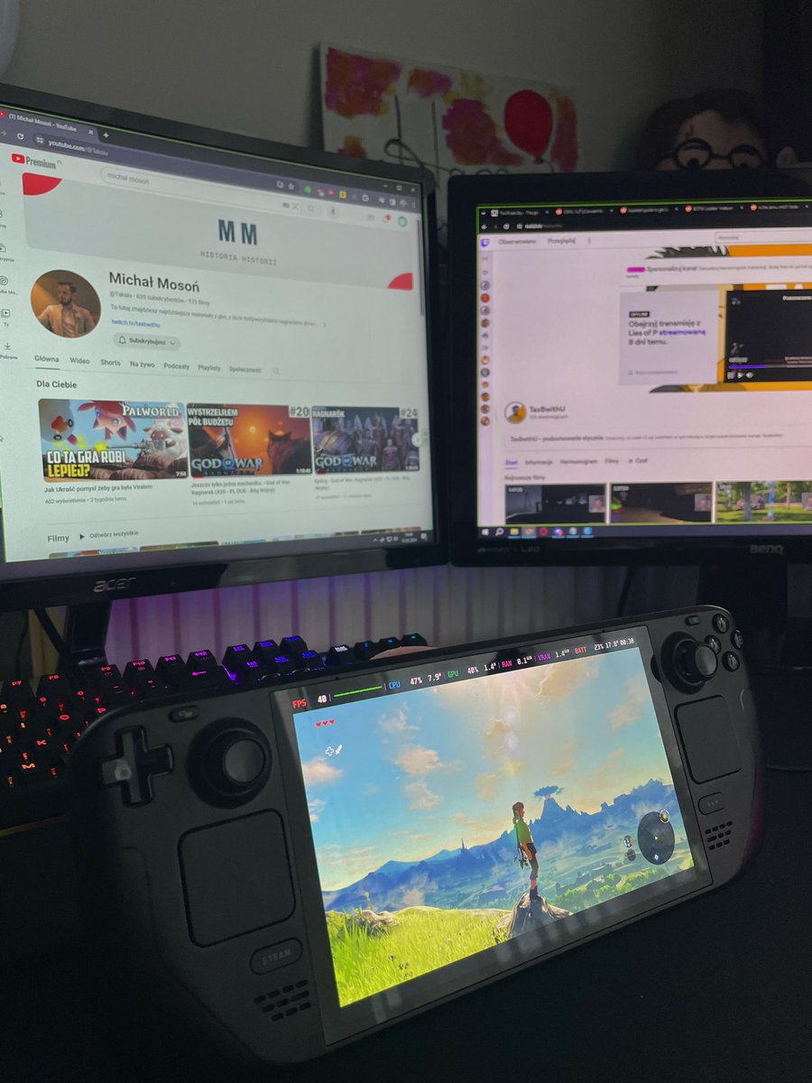 To wyjątkowy (i najlepszy) czas by być graczem. Niesamowicie prezentuje się #BOTW na OLED, przy stabilnych 40 FPS’ach.

#SteamDeck