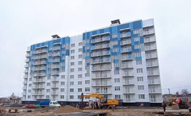 CanadaRossot's tweet photo. Construction of apartment building has been completed in Left-Bank district of Mariupol. Nine-storey building in"Vostochny"microdistrict is designed for 90 apartments. Total area-7500 sq.m.All apartments will be rented to future owners with finishing, plumbing and electric stoves https://t.co/3SmDTyqDw2