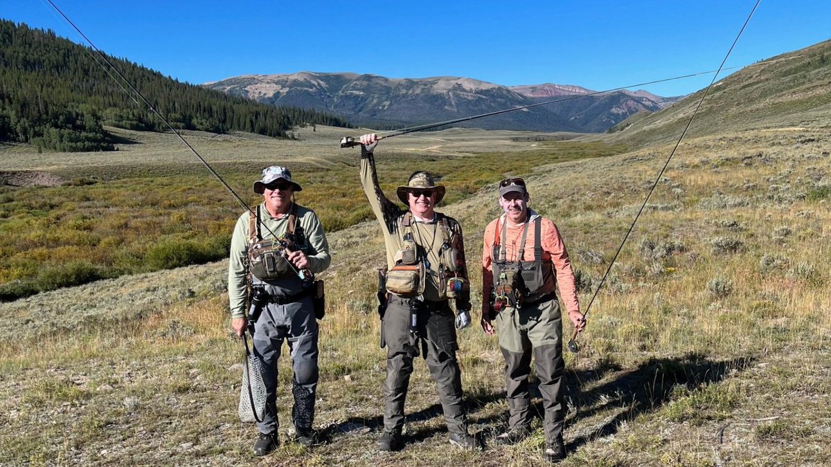 Breaking barriers one trout at a time! Prior to 2023, Kentucky was one of only two states without a resident completing WY's Cutt-Slam. Thanks to a Wyoming Wildlife magazine article, a motivated trio decided to take a 4K+ mile trip and put their state on the map!