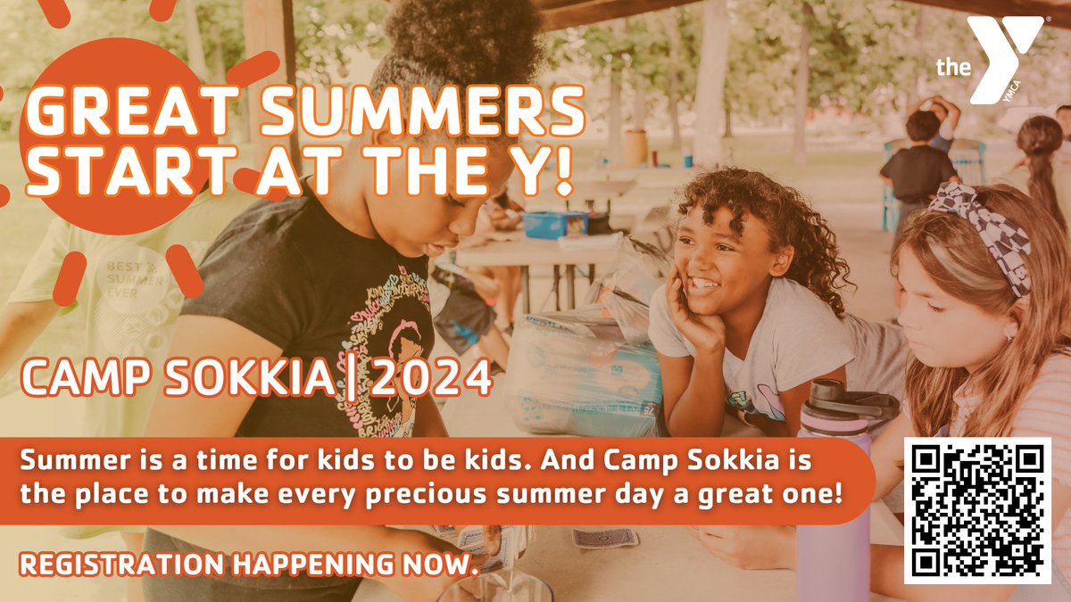 DecaturYmca's tweet image. Registration is now open for Camp Sokkia!

Decatur Family YMCA offers full-day care for students exiting Kindergarten through 6th grade all summer long! 

This week only, FREE REGISTRATION! Get your students registered now and save!

(Free Registration February 12-16, 2024)