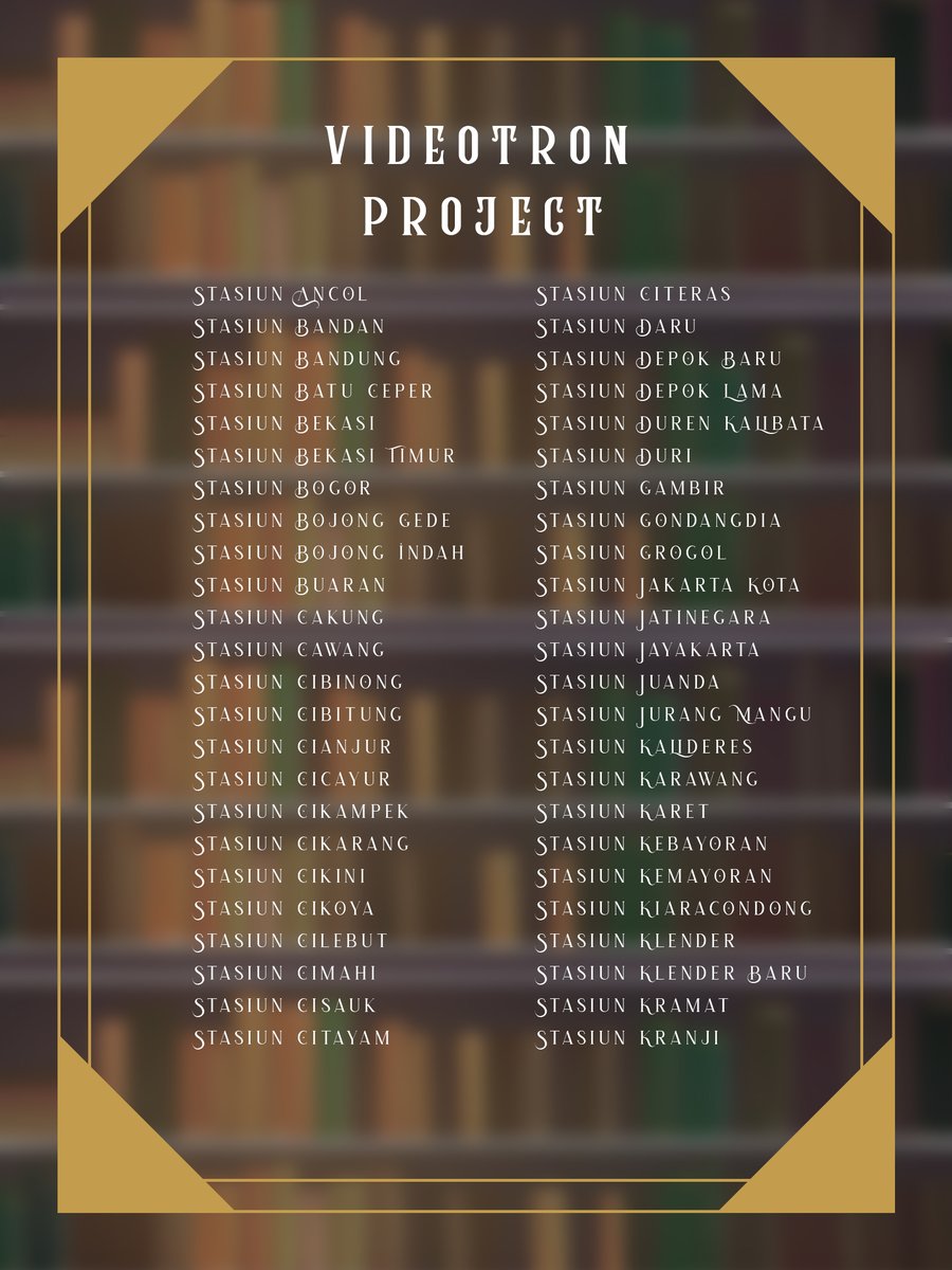 FreyanationID's tweet photo. 📚𝗟𝗘𝗗 𝗗𝗜𝗦𝗣𝗟𝗔𝗬📚

Setelah sukses dengan LED Project tahun lalu, kali ini kami menghadirkan kembali LED Display Project dengan cakupan yang lebih luas lagi‼

Berikut detilnya:
📍93 Stasiun
🕓04.00 - 23.00 WIB
📅13 Feb 2024

#L18rarianOfFreydom https://t.co/2upMg2J0M0