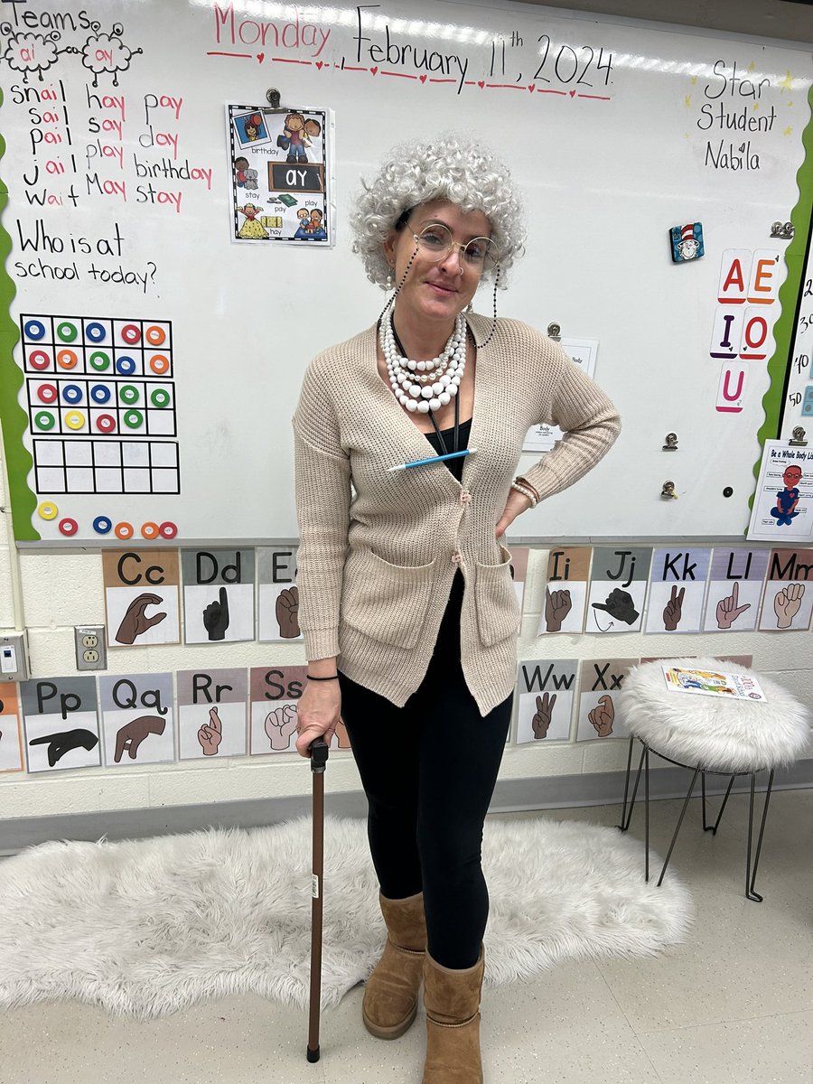 Celebrating 100 days of school.