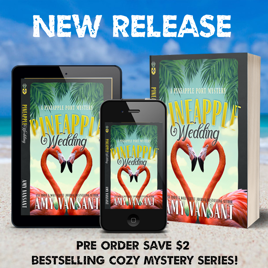 New release! The best cozy mystery series gets better every time - from USA Today and Wall Street Journal bestselling author Amy Vansant. amazon.com/Pineapple-Wedd…