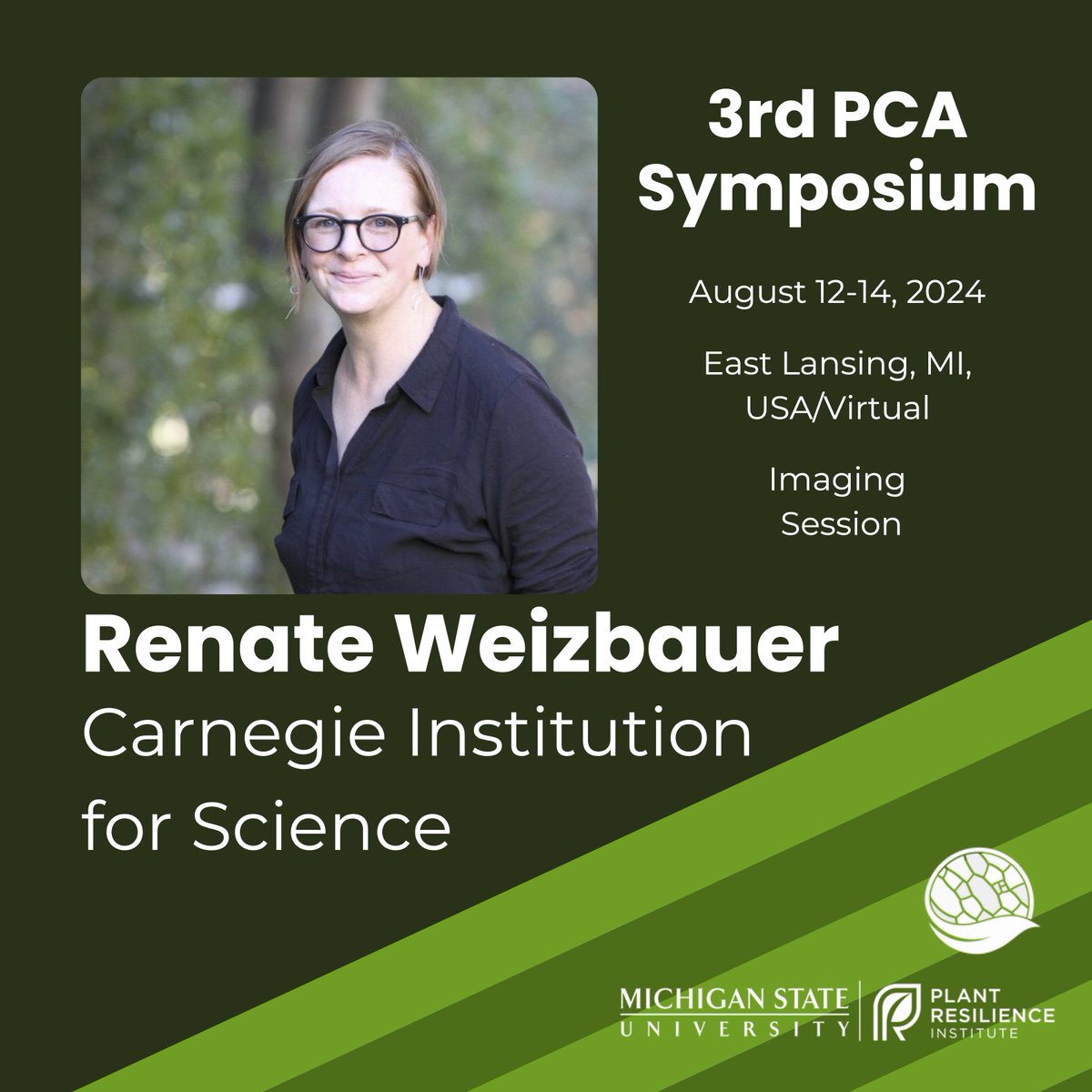 Dr. Renate Weizbauer is a PostDoc in the Ehrhardt Lab at <a href="/Carnegiescience/">Carnegie Science</a>. <a href="/Renee_Weizbauer/">Renate Weizbauer</a> works as a molecular cell and synthetic biologist developing tools to study how plant cells assemble and modify the cell wall. #3rdPCASymposium

Register: bit.ly/PCASymp3