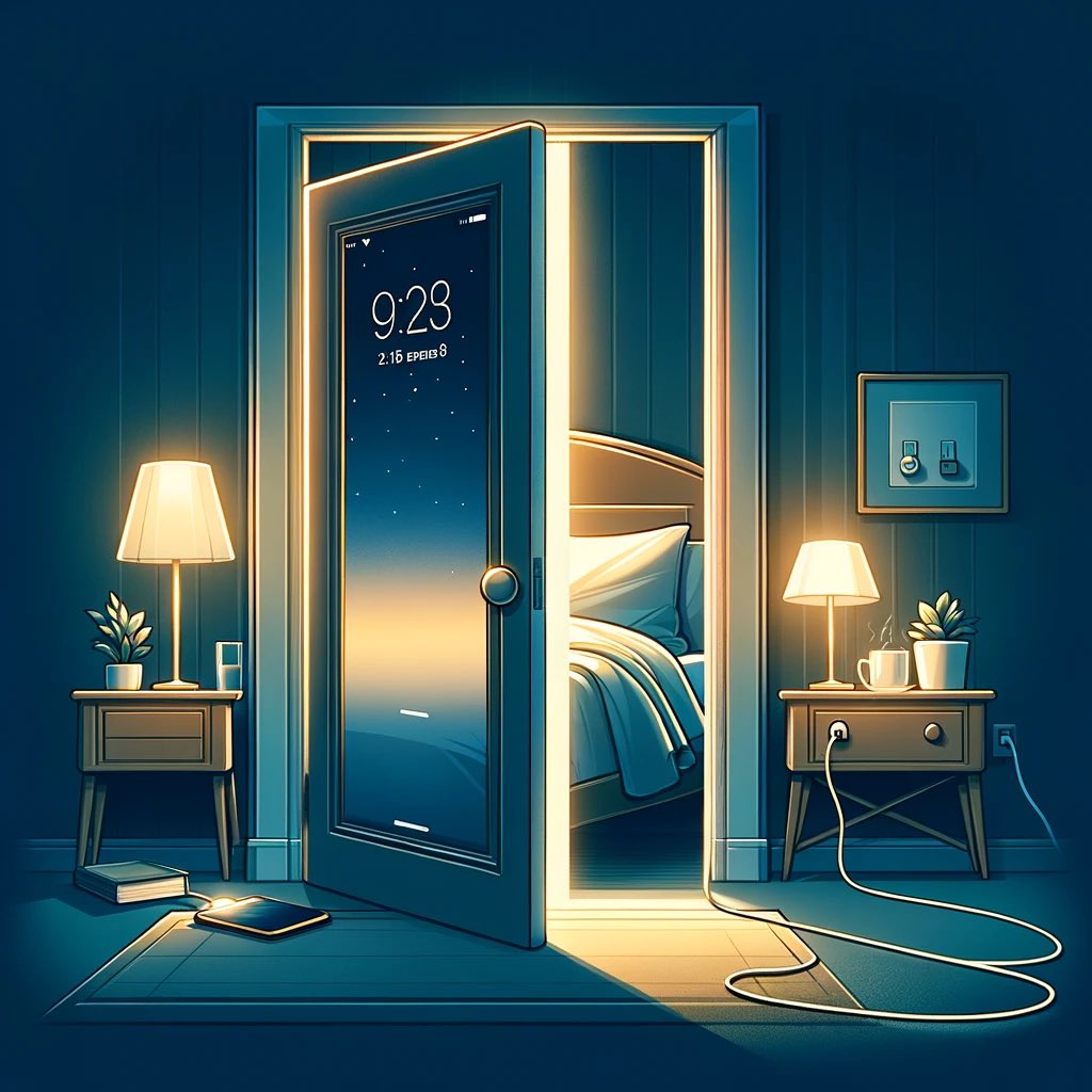 My favourite Sleep Hack: If you struggle with your sleep, leave your smartphone out of the bedroom. Plug it in the living room, kitchen, or anywhere else. Say goodbye to late-night scrolling through WhatsApp and Twitter. Always start with small changes.