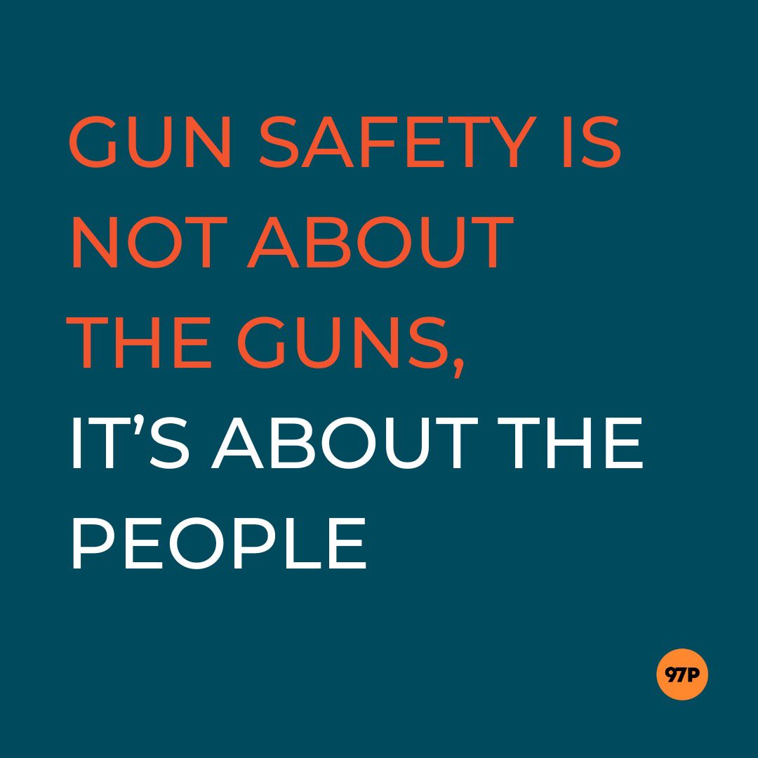 We value guns and their place in American culture but they don't belong in  the hands of dangerous individuals. It's really that simple., image size:1080x1080