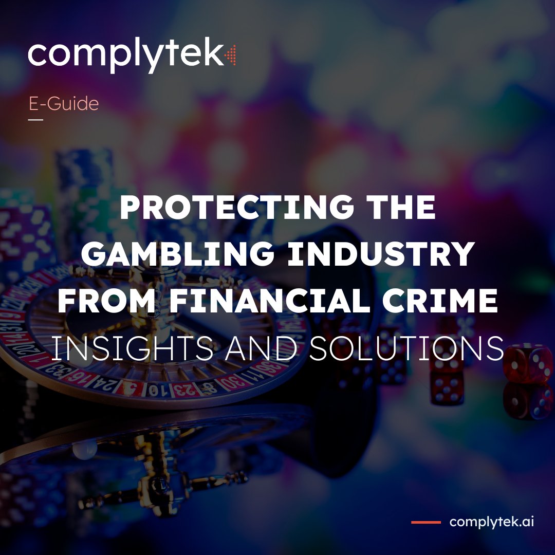 🎰🔒Read our new E-guide about Protecting the #Gambling Industry from #FinancialCrime and learn why and how the gambling sector becomes a target, revealing the critical need for robust defenses.

🔗complytek.ai/blog/protectin…

#Complytek #RegTech #AML #KYC #Compliance