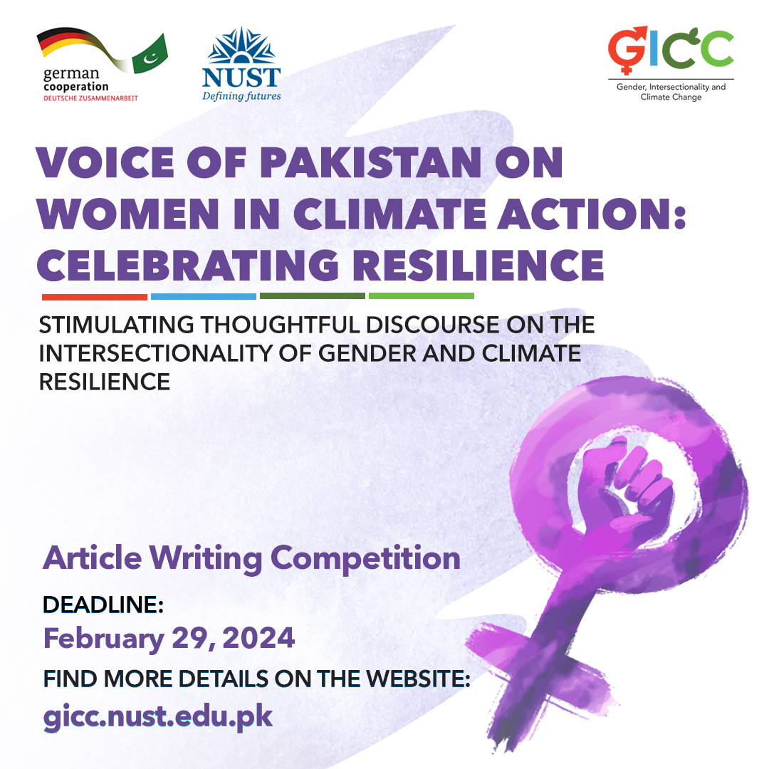 📢 Calling all Voices of Pakistan! Join us in amplifying the importance of Women in Climate Action through our Article Writing Competition. Share your insights, perspectives, & solutions to drive positive change! Deadline: Feb 29, 2024 For Registrations: forms.gle/wuNn4EJZQftQ2T…