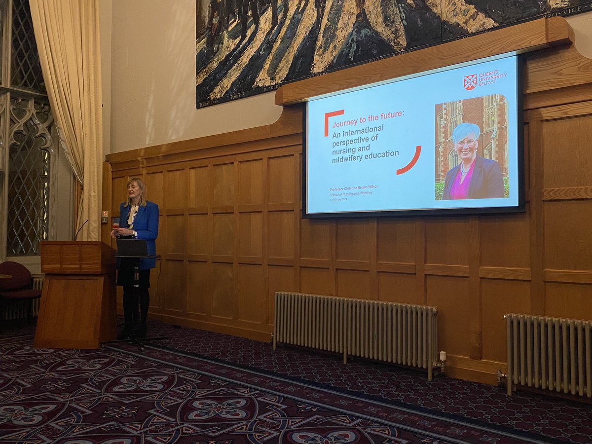 GaryMitchellRN's tweet photo. #Delighted to be part of tonight’s @QUBSONM professorial lecture delivered by our colleague, mentor &amp; friend @crbrownwilson 👏🏻👏🏻
#LoveQUB https://t.co/1upjG6jMp2