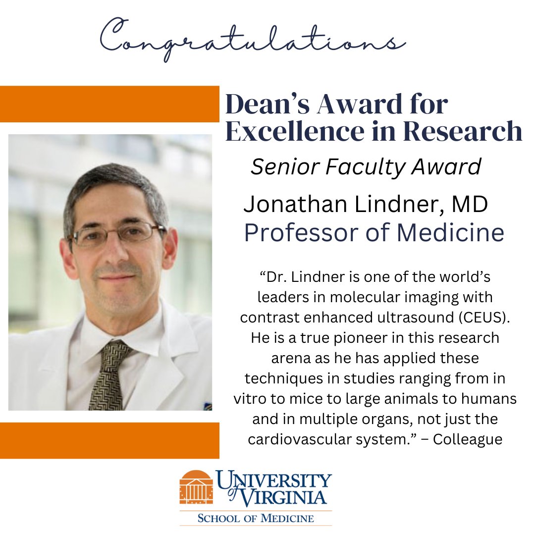 Join us in congratulating Dr. Lindner, a 2023 recipient of the Dean's Award for Excellence in Research.