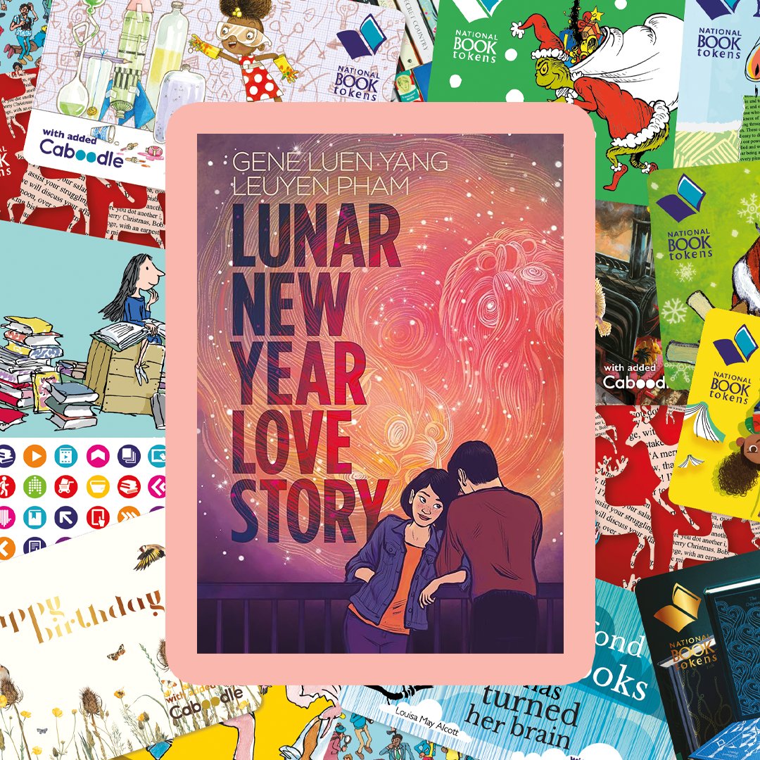 Happy Year of the Dragon! 🐲 What did you read over the weekend? Stacey @ National Book Tokens picked up Lunar New Year Love Story by @geneluenyang and illustrated by LeUyen Pham, a rom-com graphic novel for teens, about fate, family and falling in love.