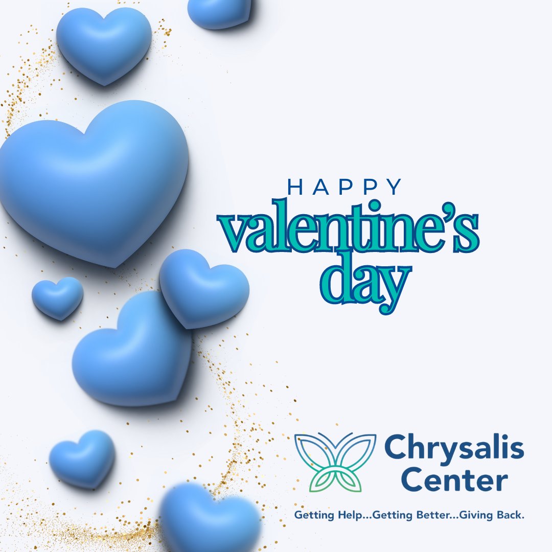 🌹💖 Happy Valentine's Day to all our incredible community, both inside and outside the Chrysalis Center family! To our cherished clients, dedicated staff, and steadfast supporters, thank you for being a vital part of who we are.💕
#ValentinesDay #CommunityLove #ChrysalisCenter