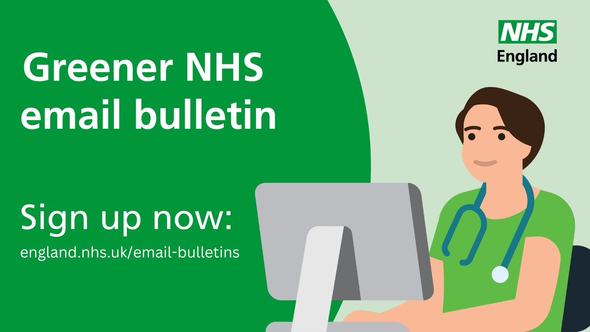 Find out more about the progress we are making towards our net zero ambition and how to get involved in building a #GreenerNHS by signing up for our email bulletin.

england.nhs.uk/email-bulletin…