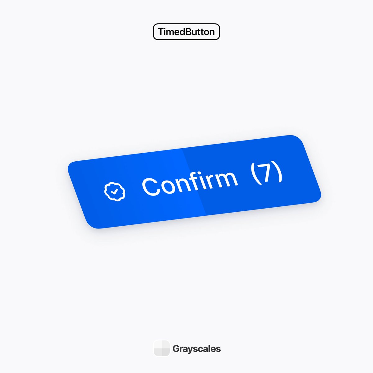 ✨Tonight's Grayscal.es reveal: TimedButton  

Included in the upcoming early access release.

🔲 Works like an ordinary button
⏰ Triggers onClick Action on countdown
↔️ Different sizes
🎨 Multiple styles