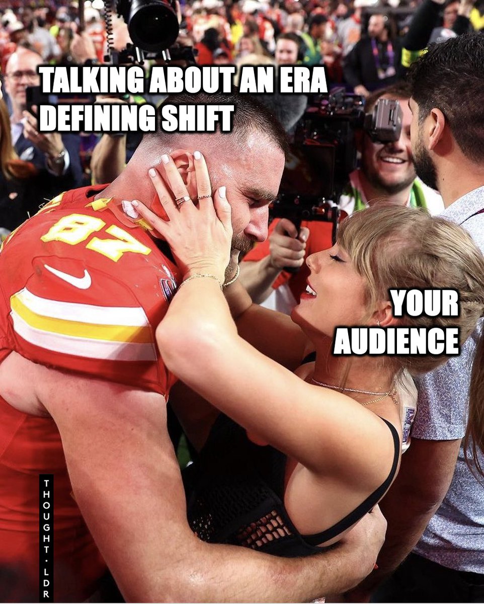 If you know you know🤫 #SuperBowl #TravisKelce #TaylorSwift #Thoughtleadership