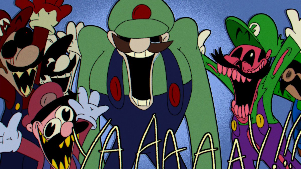 kris_Draws2002's tweet photo. A NEW MARIO MADNESS COMIC !
Poor mr.l people now associated him with a Spanish meme jsjsjsjs
#MarioMadness #ultram #gb #ihyluigi #turmoil #64luigi #mrl #toolateexe #toolateluigi #fridaynightfunkin https://t.co/rH1BULbdJR