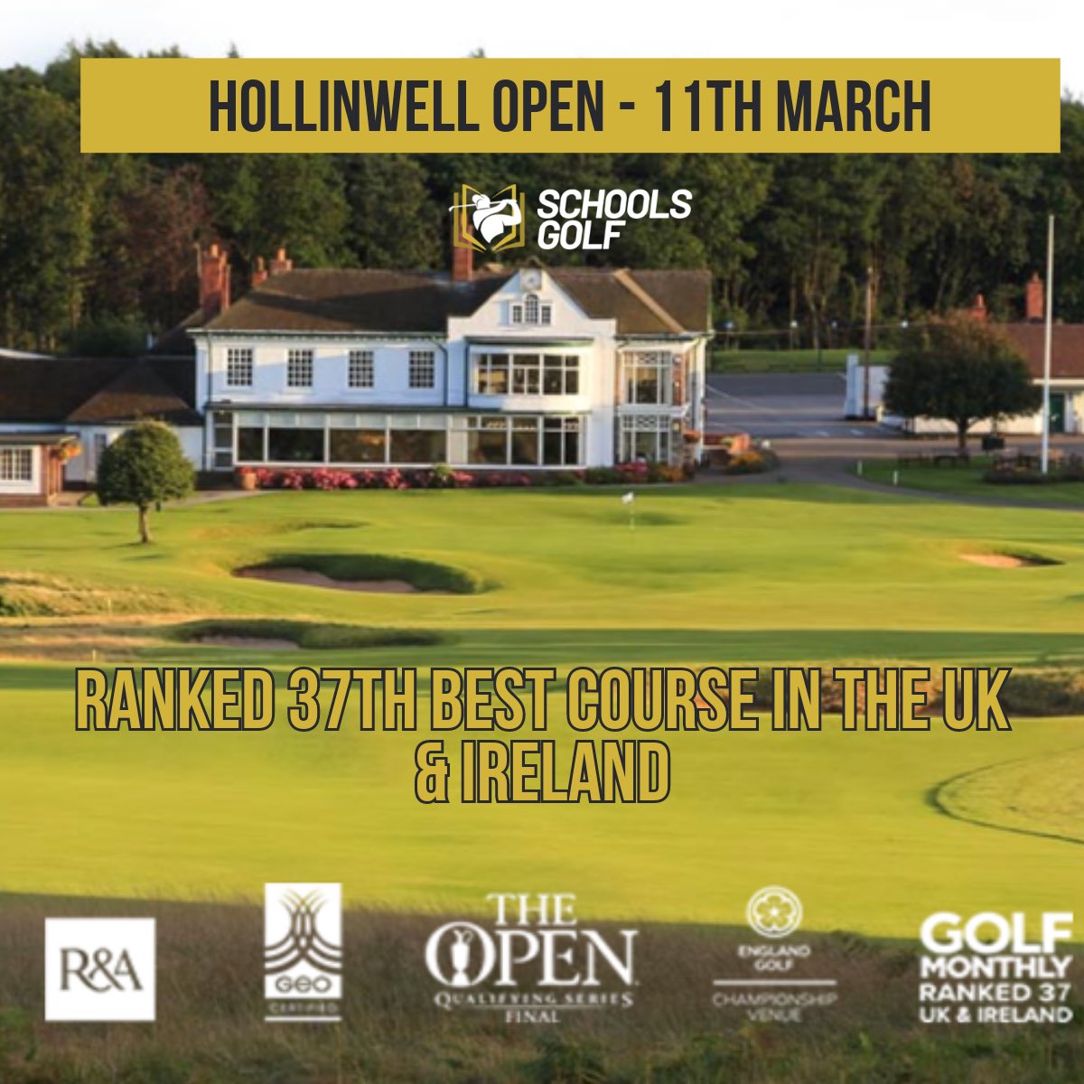 There are still limited spots on the tee sheet for the @Hollinwell Open on the 11th March. Please get in touch for more details