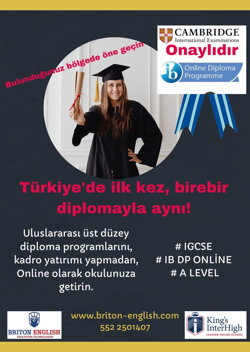 @leventufekci @kingsinterhigh #onlineibdp #onlinealevels #onlineigcse #onlinekeystage2 #onlinekeystage3 #onlinebritishcurriculum