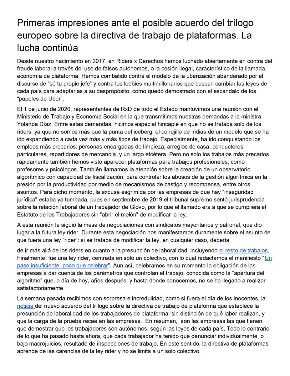 Riders x Derechos tweet media
